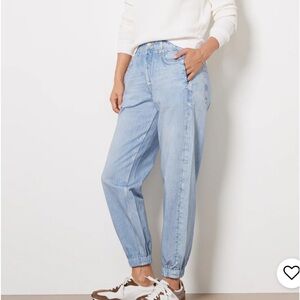 NWOT Rag and Bone Miramar jogger with printed denim look size S, color:Kacy